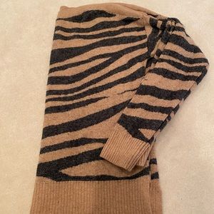 Loft Zebra Print Sweater